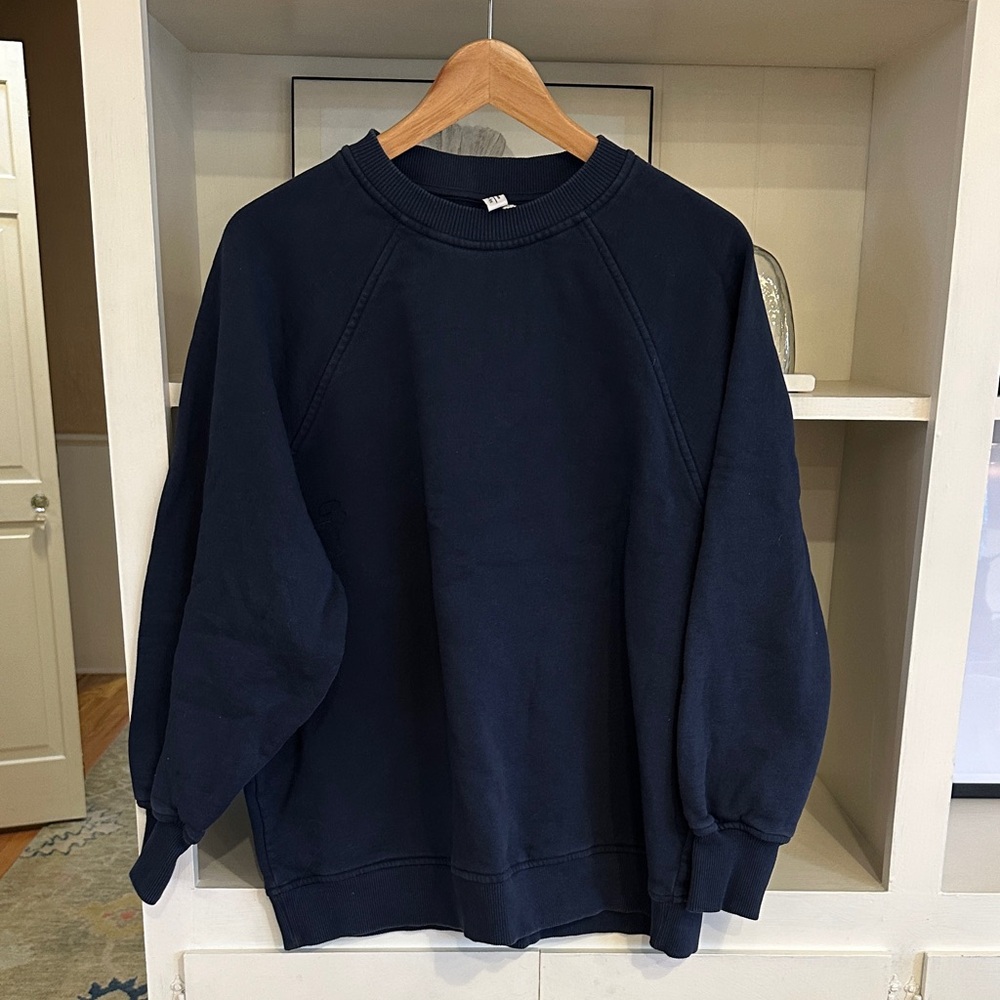 & Other Stories Navy Sweatshirt